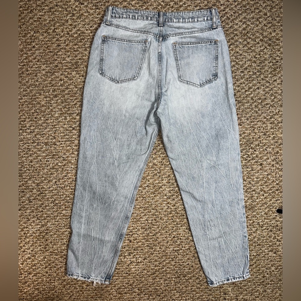 Zara high rise distressed boyfriend jeans - Picture 2 of 3